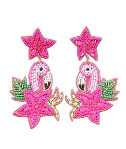 Pendientes artesanales con cuentas, elegantes, ideales para regalo y fiesta, para mujer, al mejor precio. - Product Image 2