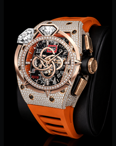 Montre de luxe pour homme en acier inoxydable avec bracelet, style bijoux, sertie de diamants Moissanite - Product Image 2