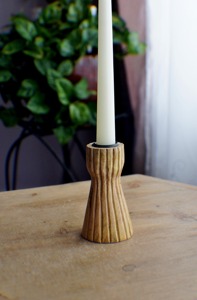Porte-bougie en bois fait main pour la maison, le salon, la table, fabrication indienne, couleur et taille personnalisées, vente de Noël et de mariage - Product Image 2
