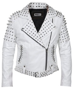 Custom Style Formal Spike Stud Waterproof Windproof Eco-Friendly Reversible Bomber Motorcycle Biker Genuine Leather <b>Jackets</b> Men - Product Image 1