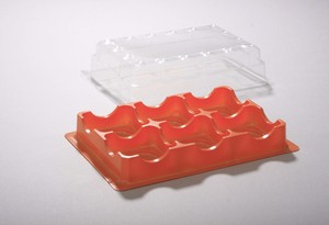 กล่องใส่ขนมไหว้พระจันทร์พลาสติกจากไต้หวัน พร้อมฝาใส - Product Image 2