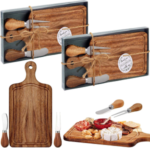 Caja de Regalo de Bambú, Mini Tabla de Cortar, Apta para Lavavajillas, Ecológica, para Cuchillo de Queso, Rituales de Lavado, Bodas, Cumpleaños, Banquetes - Product Image 4