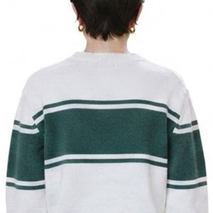 Suéter de Punto de Manga Larga con Cuello Redondo, 100% Algodón, Ropa Casual para Mujer, Top de Punto de Alta Calidad - Product Image 4