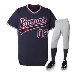 Ropa deportiva Super Mens camisetas ropa deportiva diseño en blanco liso OEM ropa deportiva desgaste béisbol Jersey sin mangas béisbol Jersey