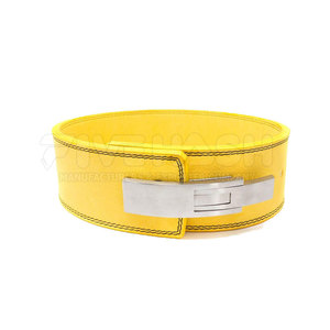 Ceinture de musculation en cuir de vachette avec boucle à levier pour haltérophilie et entraînement de la taille - Product Image 2