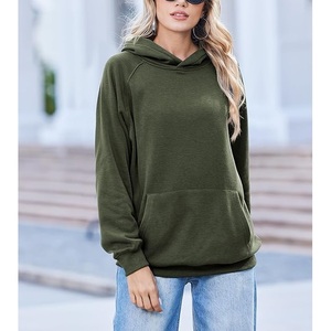 Nuevo diseño de sudadera con capucha para mujer, 100% algodón, tejida, de invierno, manga larga, lisa, cómoda, informal, de Bangladesh, al mejor precio. - Product Image 3