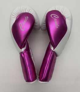 ถุงมือชกมวยแบบผูกเชือก No Boxing No Life สำหรับฝึกซ้อมและต่อสู้ ถุงมือชกมวยสีทอง ชุดชกมวย ถุงมือชกมวยหนังวัว - Product Image 2