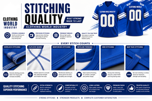 Maillot de football américain 100% polyester, nouveau style, vêtements de sport pour hommes, maillots de football américain, vente directe d'usine - Product Image 6
