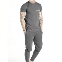 UNIQUE CLOTHING T-shirt de sport personnalisable pour homme, 100% coton tricoté, coupe classique, col rond, manches courtes, respirant, séchage rapide