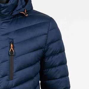 Women's <b>Quilted</b> Jacket Solid Color Hooded Full Sleeve Zipper Closure Winter Warm Polyester <b>Wadding</b> Regular Length - Product Image 5