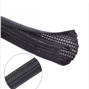 Funda Trenzada Expandible Negra de Alta Calidad para Cables, Organizador de Cables, Protector de Cables - Product Image 3