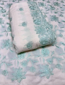Tissu brodé multi-embroideries de qualité supérieure pour femmes, tissu de créateur, tissu de soirée, textile brodé de luxe, doux - Product Image 4