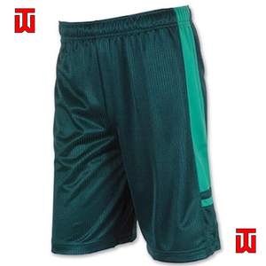 Pantalones Cortos Deportivos para Hombre TIMWLYWEARS OEM ODM, 100% Poliéster Tejido, Cintura Elástica Media, Transpirables, con Franja Lateral, Color Sólido, Estilo Deportivo - Product Image 1