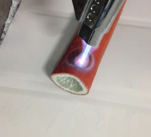 ปลอกหุ้มไฟเบอร์กลาสเคลือบซิลิโคนทนความร้อน ป้องกันไฟลาม วัสดุฉนวนกันความร้อน ทนไฟ - Product Image 2