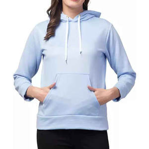 Sudadera con capucha personalizada con logo para mujer, estilo urbano, cuello alto, para invierno, ropa de calle, nuevo diseño. - Product Image 2