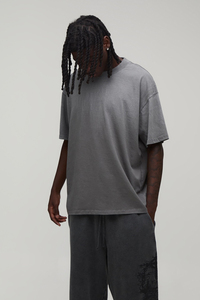 T-shirt personnalisé pour homme avec impression sérigraphique, OEM, motif graphique personnalisé, manches courtes, streetwear, col rond, vêtement décontracté, haut tendance - Product Image 2