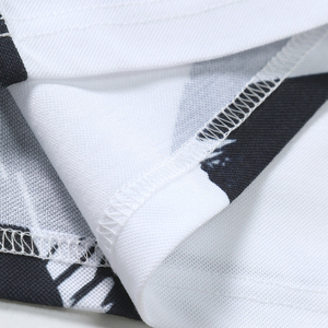 Camisas de Solapa con Estampado Bordado Personalizado, Camiseta Polo para Hombre 100% Algodón Poliéster Estampada - Product Image 4