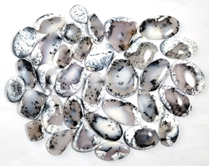 Wholesale Natural Dendritic <b>Opal</b> Cabochon Semi Precious <b>Opal</b> Loose Gemstone For Silver Brass Rings Pendants Jewelry Making - Product Image 5