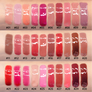 30 Colors Clear Tube White Cap Fashion Matte <b>Lipstick</b> Moisturizing Hydrating Long-Lasting Non-Sticky Waterproof - Product Image 6
