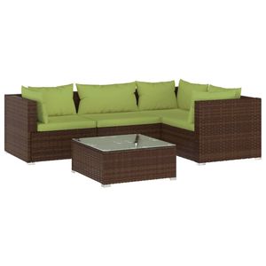 Set Lounge da Giardino Marrone e Verde - Product Image 2