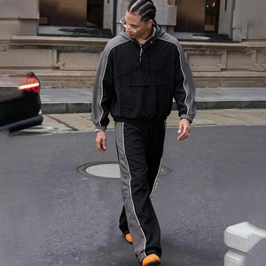 Veste coupe-vent respirante personnalisée, veste légère pour les marques de streetwear, veste en nylon, faible MOQ - Product Image 5
