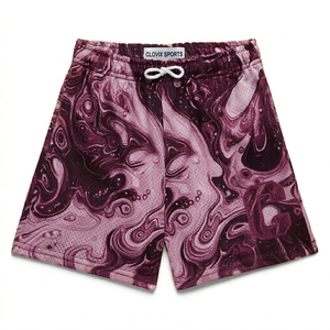 <b>Top</b> Quality <b>Men</b> Beach Shorts Custom Logo Lightweight Quick Dry Breathable Material Elastic Waist Loose Fit Casual Shorts - Product Image 6