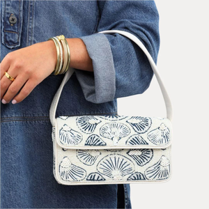 Bolso de Mano Ecológico de Lujo con Cuentas de Semillas, Tela de Algodón, Bordado a Mano, Forma Rectangular, Personalizado, Zona de Arte Creativo - Product Image 4