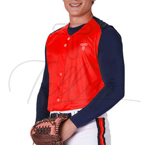 Camiseta de Béisbol Estampada de Alta Calidad para Hombre, Sin Mangas, Manga Corta, Colores Personalizados, Ropa Deportiva al por Mayor - Product Image 2