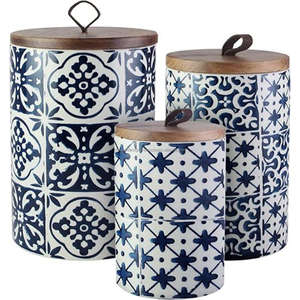 Finest Quality Multifunctional Canisters Set <b>Coffee</b> <b>Tea</b> <b>Sugar</b> Storage Metal Jars Decorative Kitchenware Storage Canister & Jars - Product Image 3