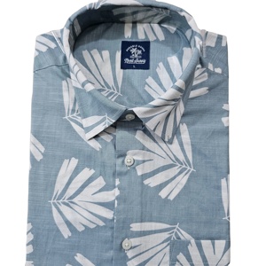 Camisa de manga corta para hombre, estampado AOP 100% algodón, informal y formal, patrón sólido, transpirable y sostenible para un aspecto perfecto de verano - Product Image 6