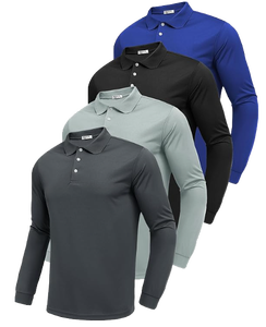 T-shirt de golf à manches courtes pour homme, respirant, léger, doux, anti-transpiration, séchage rapide, performance athlétique, décontracté, coupe ajustée - Product Image 1