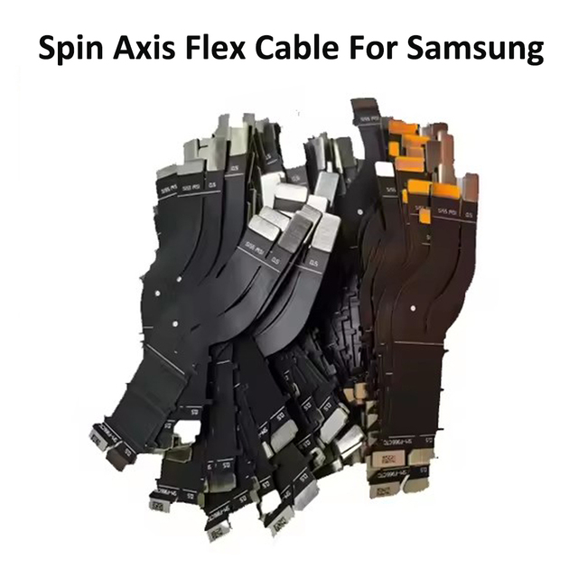 Spin Axis Flex Hinge Cable For Samsung Z Fold 7 Flip7 Flip 6 5 Fold4 3 F741 F966 F731 Main Board LCD Connector Rotary Shaft Flex
