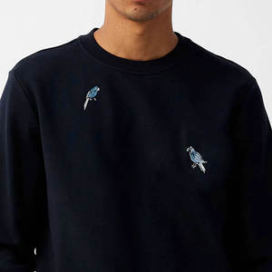 HIFFU SPORTS WEAR <b>Men's</b> Crew Neck Long Sleeve 100% Cotton Breathable Quick Dry Solid Color All Seasons Sweatshirt Hand Wash <b>Only</b> - Product Image 6