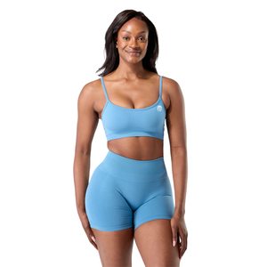 Soutien-gorge de sport sans couture push-up pour femme, à bretelles, haute élasticité, pour yoga, entraînement, fitness, athleisure, vêtements de sport OEM - Product Image 1