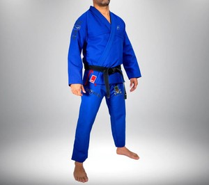 Uniforme de Karate de Algodón Personalizado al por Mayor, Conjunto de Kimono de Jiu Jitsu Brasileño, Ligero y Elástico, 100% Algodón - Product Image 3
