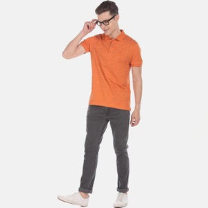 Polo en coton à imprimé géométrique en gros pour les uniformes d'équipe et les événements des clubs de golf, fournisseur et fabricant OEM ODM - Product Image 4