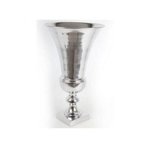 Jarrón Grande de Metal Plateado con Malla Metálica, Centro de Mesa Creativo con Patrón de Coral, Soporte Hueco para Flores, para Decoración de Bodas, Eventos y Oficinas - Product Image 2