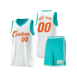 Conjunto de Uniforme de Baloncesto Personalizado Verde y Amarillo, Cuello en V, Sin Mangas, Malla Transpirable, Unisex, para Adultos, Nombre del Equipo 00, Impresión Sublimada - Product Image 2