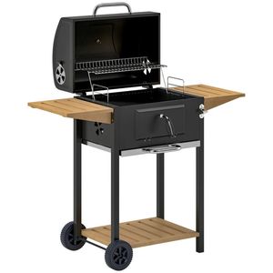 Griglia BBQ a Carbone Nera per Picnic in Giardino, Utensile da Cucina Resistente per Intrattenimento all'Aperto - Product Image 5