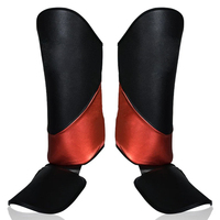 Espinilleras de Cuero Hechas a Medida a Precio de Fábrica, Nuevo Diseño en Oferta, Espinilleras de Artes Marciales con Almohadilla Personalizada, Duraderas