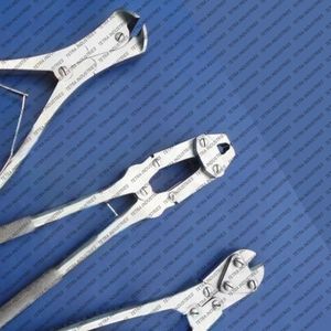 Juego Premium de 3 Piezas de Cortadores de Alambre TC, Instrumentos Quirúrgicos Ortopédicos, Alicates Reutilizables de Acero Inoxidable para Cortar Alambre Óseo, CE ISO - Product Image 2