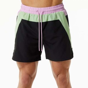 Pantalones Cortos Casuales de Forro Polar para Hombre, Color Negro, Cintura con Cordón Ajustable, Pantalones Cortos Deportivos para Entrenamiento, Pantalones Cortos para Descansar, Logotipo Personalizado OEM Disponible - Product Image 1