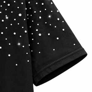 Camiseta con Pedrería Más Vendida, Nuevo Diseño, Camiseta con Pedrería a la Moda para Adultos - Product Image 4