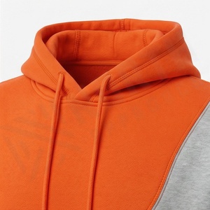 Sweat à capuche pour homme, en tricot, surdimensionné, couleur personnalisée, respirant, 100% impression de votre logo de marque, pull en molleton, streetwear - Product Image 4