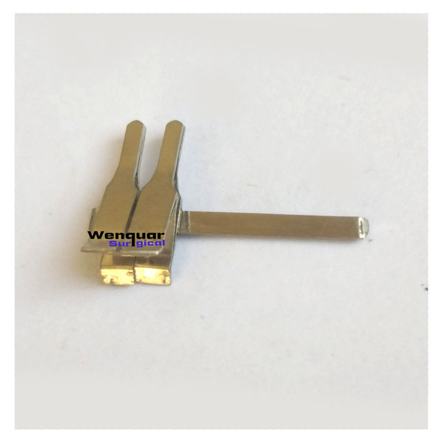 Neurosurgery Micro Vascular Clamp 2-Piece Stainless Steel Manual Temporary Aneurysm Clip Surgical Instrument
