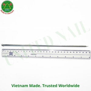 11.6 Inch Smooth Shank Type Steel <b>Nails</b> with Checkered Head for Construction from Vietnam Factory | clavo de uso general - Product Image 3