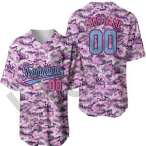 Camiseta de Béisbol con Camuflaje Personalizado - Product Image 3