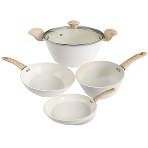 Cacerola Antiadherente de Calidad Premium con Revestimiento Infundido de Cobre, Cuerpo de Aluminio Duradero, Tapa de Vidrio Templado y Resistente al Calor - Product Image 2