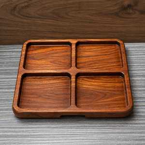 Juego de 3 bandejas para aperitivos de acero inoxidable martillado, bandejas decorativas modernas para servir en la mesa y decoración del hogar - Product Image 4