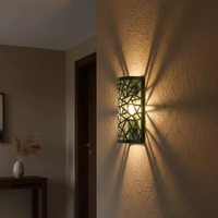 Luminaire mural multifonctionnel de luxe fait main en fer forgé Art Déco 2026, idéal pour la décoration intérieure et comme cadeau islamique